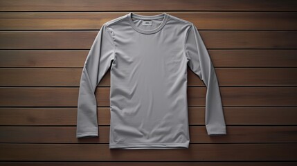 table blank gray shirt