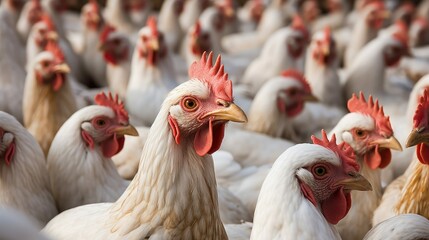 Fototapeta premium production industry chicken farm