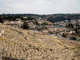 Jewish cemetery on the mount of Olives