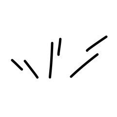 Japanese Manga comic expression line