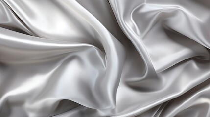 Fototapeta premium metallic silver silk background