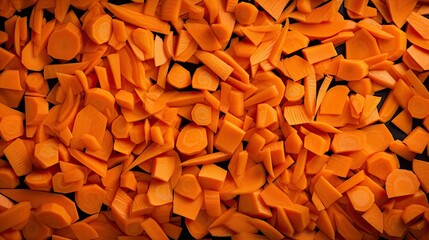 slices cut carrot background