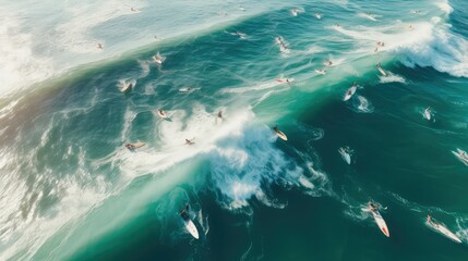 Obraz premium drone nature and technology