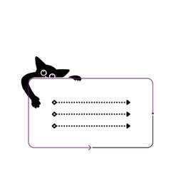 cat with sing