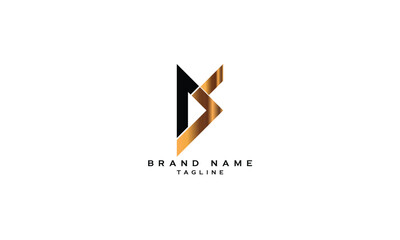 DS, SD, Abstract initial monogram letter alphabet logo design