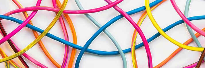 colorful background cable 