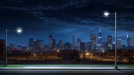 Fototapeta premium technology led street light