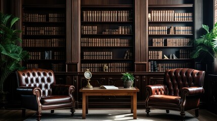paneling law office interior