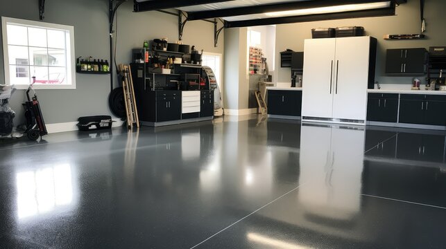 finish epoxy garage floor