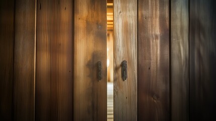 soft blurred interior barn door
