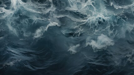 Fototapeta premium powerful dark ocean waves