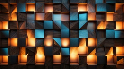 smooth wood background lights