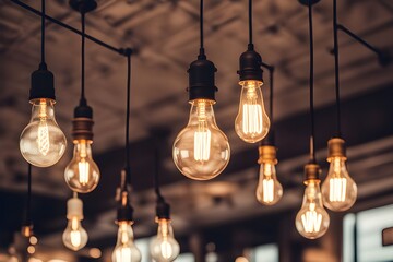 Obraz premium light bulbs 