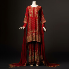 Ladies kameez shalwar suit 