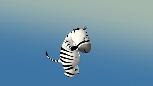 dancing zebra, funny animation (1)