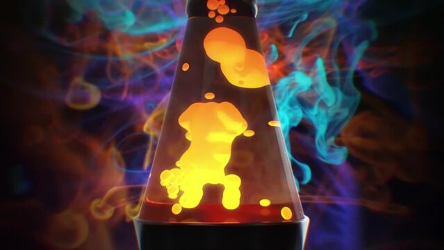 Wax dancing in a lava lamp funny animation