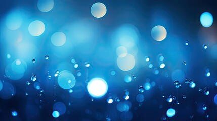 depth bokeh background blue