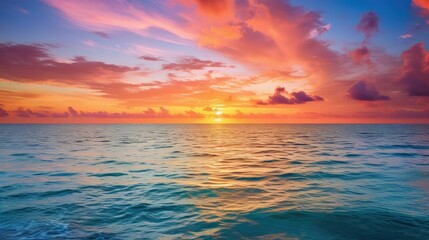 Obraz premium glow sun rising over earth