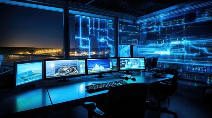 monitoring oil and gas computer