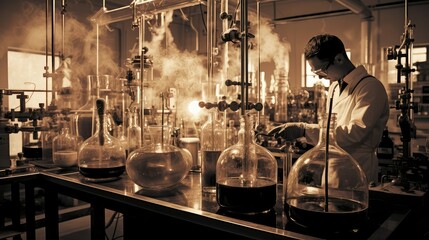 glassware carbon element