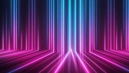 abstract neon background with glowing pink blue vertical lines digital ultraviolet wallpaper