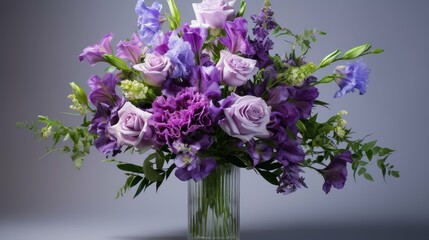 lilac floral purple