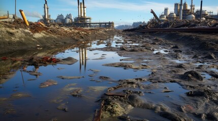 contamination oil and gas site