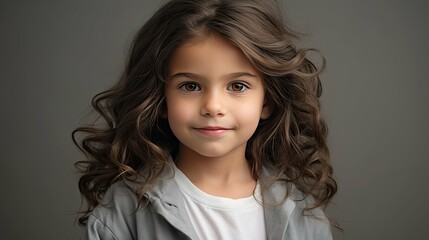 Fototapeta premium playful grey portrait background