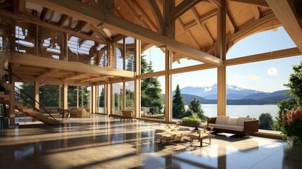 natural property timber frame