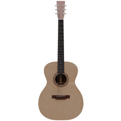 Obraz premium 3d render acoustic guitar with transparent background