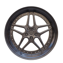 Obraz premium 3d render rim metal with transparent background
