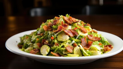 crispy brussels sprouts with bacon