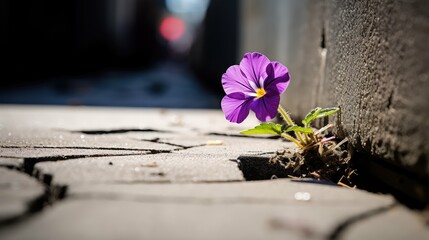 Obraz premium flower wild violet