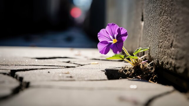 flower wild violet