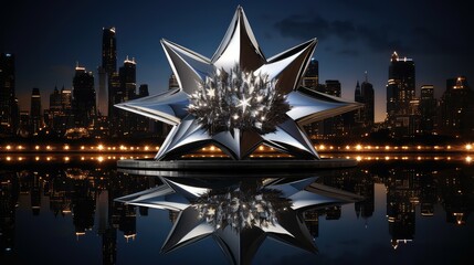 metallic chicago star