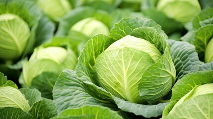 Obraz premium plants background cabbage vegetable