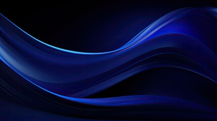 Naklejka premium curves abstract background dark blue
