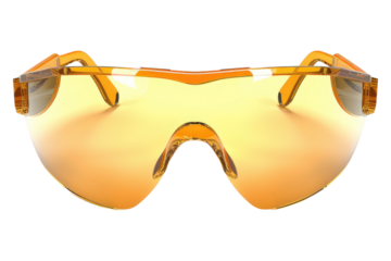 Safety glasses work place isolated on transparent background