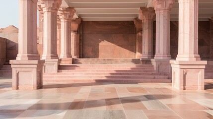 Obraz premium walls pink granite