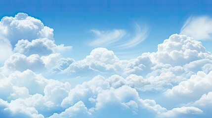 clouds blue sky illustration