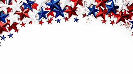patriotic stars stripes border