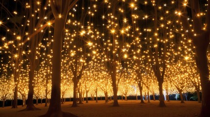 tree christmas lights stars