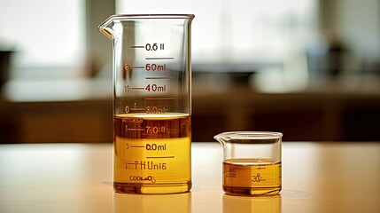 scale oil beaker