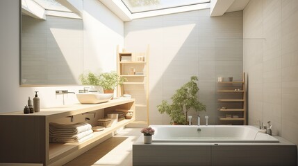 bathroom natural light in home
