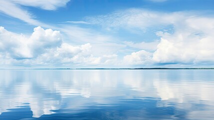 Obraz premium clouds blue silver abstract