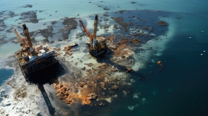 platform oil rig texas