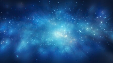 shimmer blue star burst background