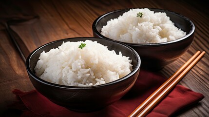 dome bowl rice white