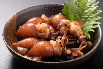 ホタルイカ　照り焼き