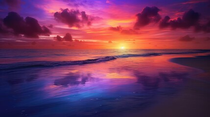 Fototapeta premium hues neon purple